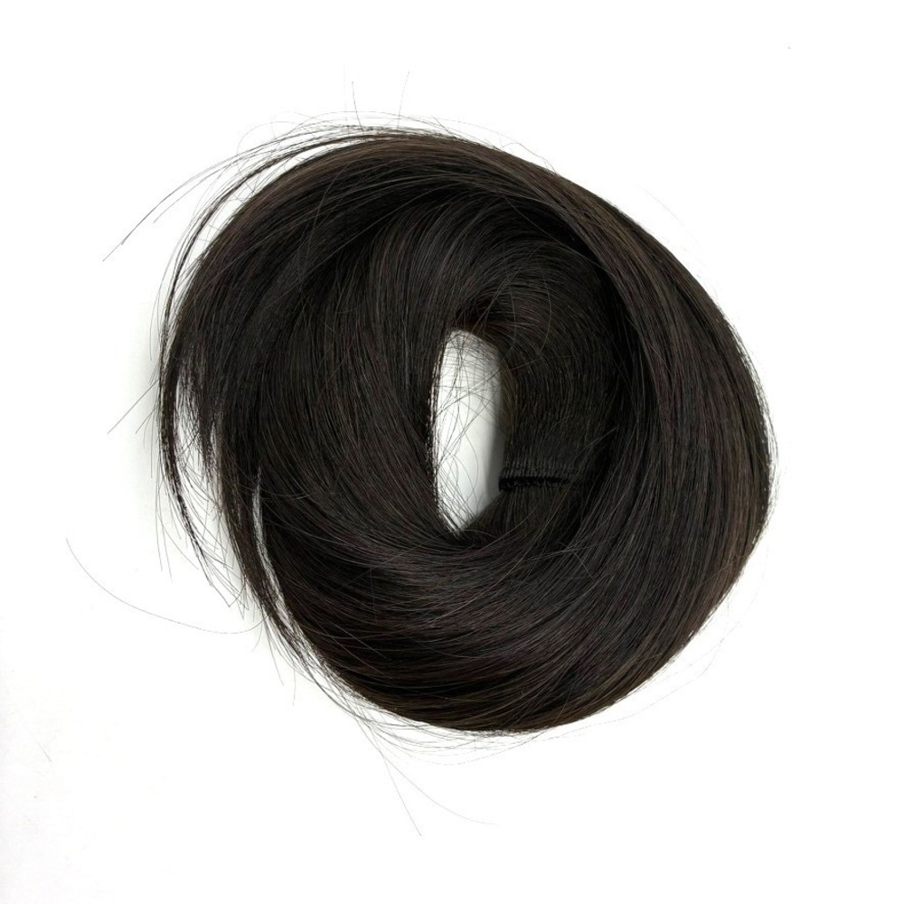 BELLAMI Silk Seam 18" 6 Wefts 120g #1B Off Black Clip-In Hair Extensions NWOT